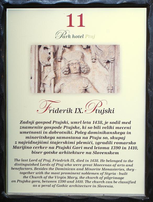 Hotel Park Птуй Экстерьер фото